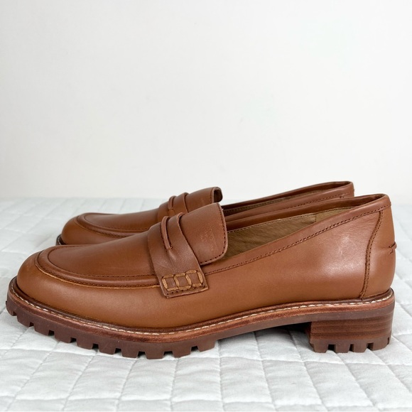 Madewell The Corinne Lugsole Loafer in Dried Maple Brown Size 7.5 NWOB - Picture 6 of 10